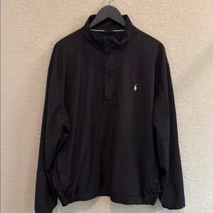 Polo by Ralph Lauren Classic Black Windbreaker size XL